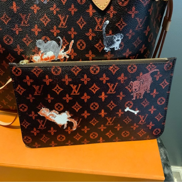 Louis Vuitton Catogram Neverfull MM **LIKE NEW** RARE 🙀  LIMITED EDITION - Picture 3 of 16